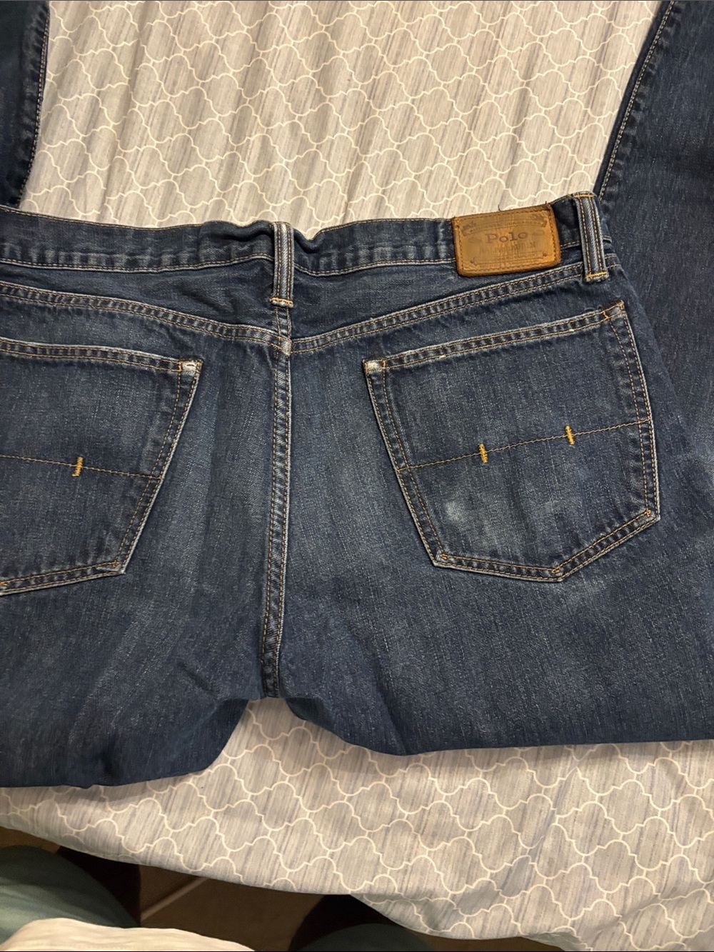 Polo by Ralph Lauren Relaxed Dark Blue Denim Jeans